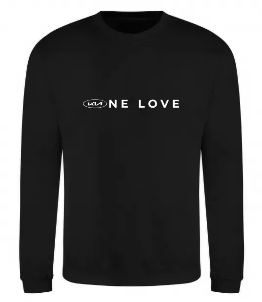 Світшот KIA one love Чорний фото