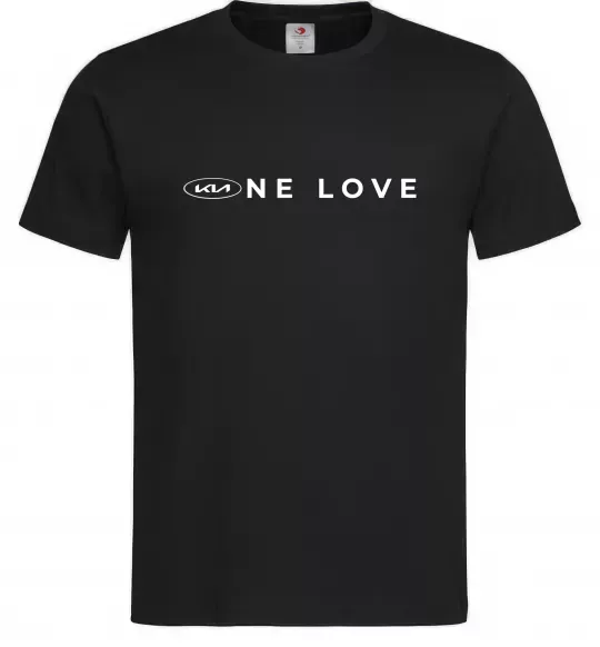 Мужская футболка KIA one love Черный фото