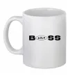 Чашка керамическая KIA Boss Белый фото