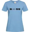 Женская футболка KIA Boss Голубой фото