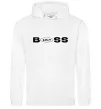 Чоловіча толстовка (худі) KIA Boss Білий фото