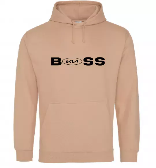 Жіноча толстовка (худі) KIA Boss Пісочний фото