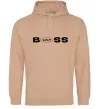 Жіноча толстовка (худі) KIA Boss Пісочний фото