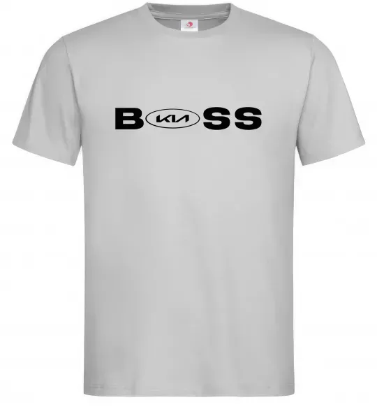 Мужская футболка KIA Boss Серый фото