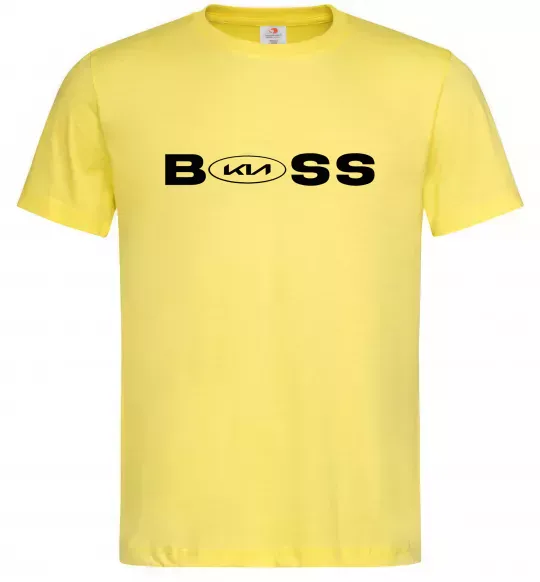 Мужская футболка KIA Boss Лимонный фото