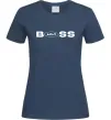 Женская футболка KIA Boss Темно-синий фото