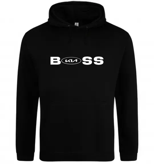 Чоловіча толстовка (худі) KIA Boss Чорний фото