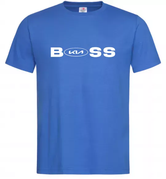 Мужская футболка KIA Boss Ярко-синий фото