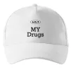 Кепка KIA my drugs Белый фото