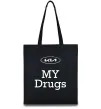 Эко-сумка KIA my drugs Черный фото