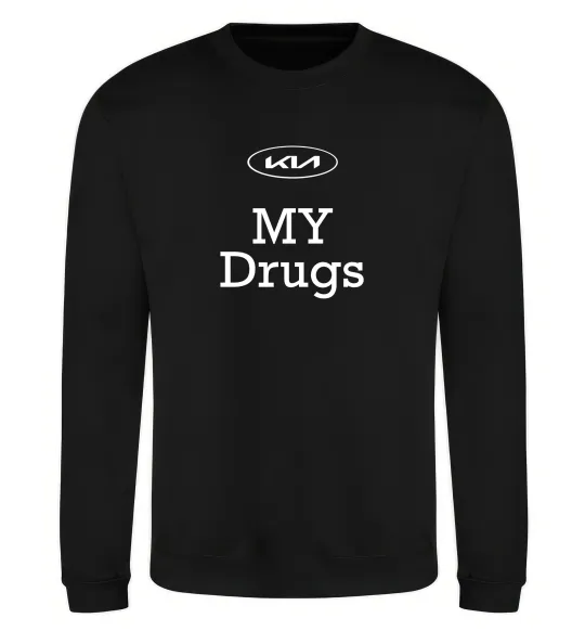 Свитшот KIA my drugs Черный фото