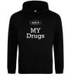 Женская толстовка (худи) KIA my drugs Черный фото