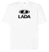 Футболка Оверсайз Lada logo Белый фото