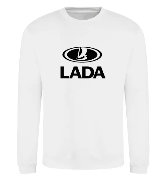 Світшот Lada logo Білий фото