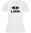Женская футболка Lada logo Белый фото
