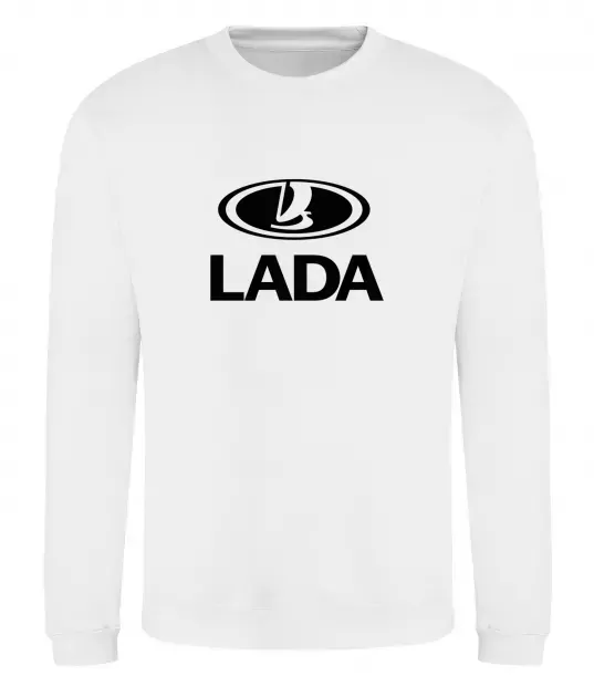 Світшот Lada logo Білий фото