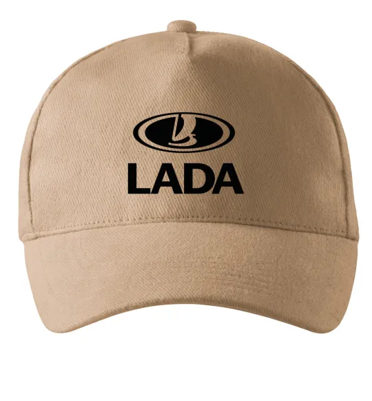 Кепка Lada logo Песочный фото