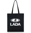 Еко-сумка Lada logo Чорний фото