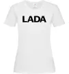 Женская футболка Lada назва Белый фото