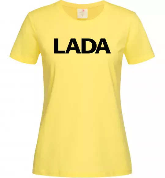 Женская футболка Lada назва Лимонный фото