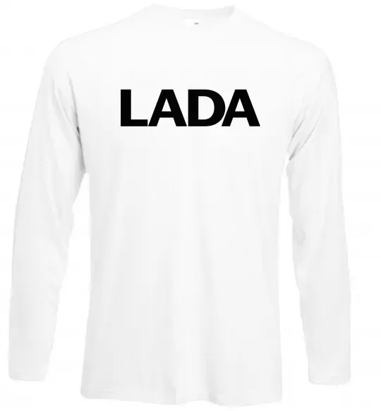 Лонгслив Lada назва Белый фото