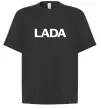 Футболка Оверсайз Lada назва Чорний фото