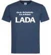 Чоловіча футболка Old school lada Темно-синій фото