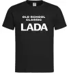 Чоловіча футболка Old school lada Чорний фото