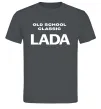 Чоловіча футболка Old school lada Графіт фото