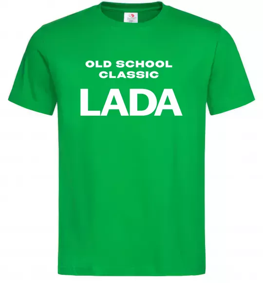 Чоловіча футболка Old school lada Зелений фото