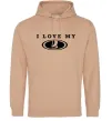 Чоловіча толстовка (худі) Love my Lada Пісочний Чоловіча толстовка (худі) Love my Lada Пісочний фото