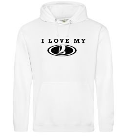 Женская толстовка (худи) Love my Lada