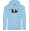 Женская толстовка (худи) Love my Lada Голубой фото