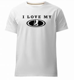 Чоловіча преміум футболка Love my Lada Чоловіча преміум футболка Love my Lada