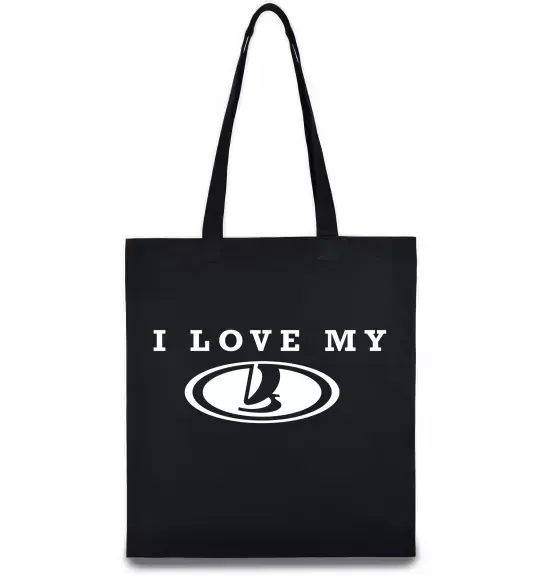 Еко-сумка Love my Lada Чорний фото