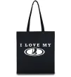 Еко-сумка Love my Lada Чорний фото
