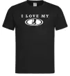 Чоловіча футболка Love my Lada Чорний фото