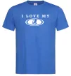 Чоловіча футболка Love my Lada Яскраво-синій фото