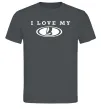 Чоловіча футболка Love my Lada Графіт фото