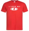 Чоловіча футболка Love my Lada Червоний фото
