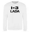 Свитшот I <3 Lada Белый фото