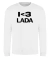 Світшот I <3 Lada Білий фото