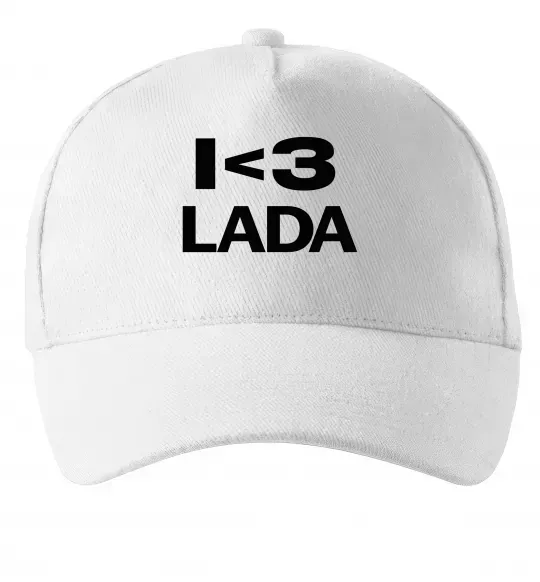 Кепка I <3 Lada Белый фото