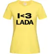 Жіноча футболка I <3 Lada Лимонний фото