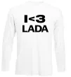 Лонгслів I <3 Lada Білий фото