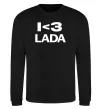 Свитшот I <3 Lada Черный фото
