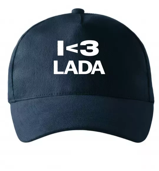 Кепка I <3 Lada Темно-синий фото
