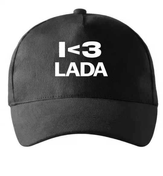 Кепка I <3 Lada Черный фото