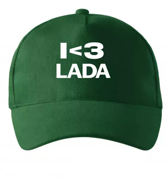 Кепка I <3 Lada Темно-зеленый фото