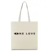 Эко-сумка Lada one love Бежевый фото